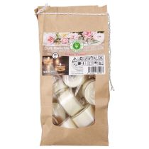 Prodotto Candeline profumate Candele profumate Fresh Flower bianche Ø25cm 7h 18pz