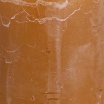 Prodotto Candele in tinta unita Candele a colonna al caramello 60×80mm 4 pz