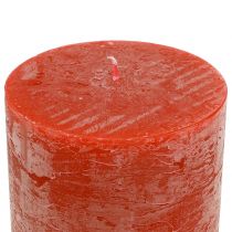 Prodotto Candele in tinta unita arancione 60x100mm 4 pz