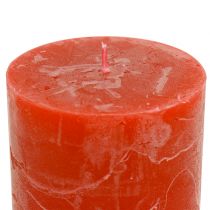 Prodotto Candele colorate arancio 60x80mm 4pz