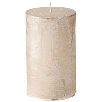 Prodotto Candele tinta unita platino 60x100mm 4pz