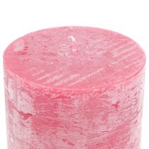 Prodotto Candele in tinta unita rosa 60x100mm 4 pz