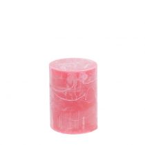 Prodotto Candele in tinta unita rosa 60x80mm 4pz