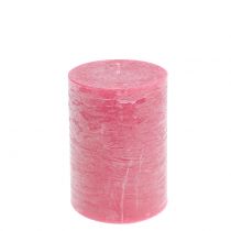 Prodotto Candele in tinta unita rosa 85x120mm 2pz