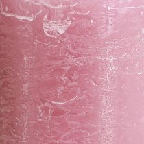 Prodotto Candele tinta unita rosa candele a colonna rosa antico 70×120 mm 4 pz