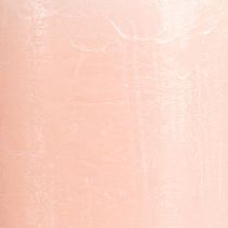 Prodotto Candele in tinta unita rosa candele a colonna rosa chiaro 70×120 mm 4 pz