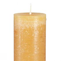Prodotto Candele in tinta unita candele a bastoncino miele 50x300mm 4 pz