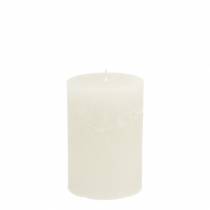 Prodotto Candele tinta unita bianche 70x100mm 4 pz