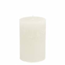 Prodotto Candele tinta unita bianche 70x120mm 4 pz
