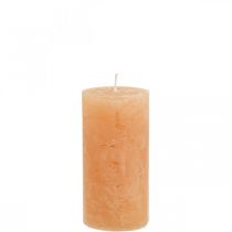 Prodotto Candele in tinta unita Candele a colonna Orange Peach 50×100mm 4pz