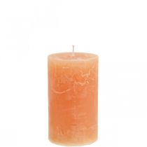 Prodotto Candele in tinta unita Candele a colonna Orange Peach 60×100mm 4pz