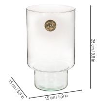 Prodotto Contenitore cilindrico in vetro Eco Glass da 25 cm