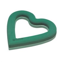 Prodotto Schiuma floreale cuore aperto floreale schiuma verde 38 cm 2 pezzi decorazione di nozze