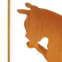 Prodotto Decorazione patinata decorazione gatto ruggine da appendere 24,5 cm