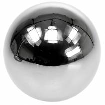 Prodotto Sfera decorativa in acciaio inossidabile argento Ø10cm 4 pz