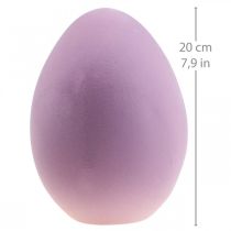 Prodotto Decorazione per uovo di Pasqua – 2a scelta – floccato viola in plastica 20cm
