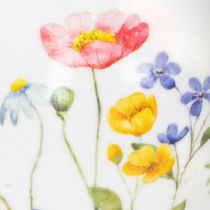 Prodotto Uova di Pasqua con motivi primaverili e floreali, decorazione pasquale di alta qualità, 6 cm, 6 pezzi