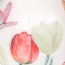 Prodotto Uova di Pasqua da appendere don nastro Motivo tulipano Decorazione primaverile 6 cm, 12 pezzi