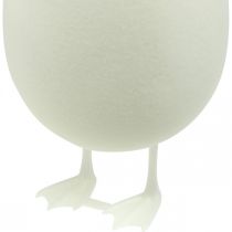 Prodotto Uovo decorativo con gambe Bianco d'uovo di Pasqua Decorazione da tavola Figura di Pasqua H25cm