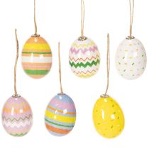 Prodotto Decorazioni per uova di Pasqua, perfette per decorare alberi e rami di Pasqua, 6 cm, 12 pezzi