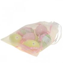Prodotto Uova di Pasqua per appendere uova decorative colorate Ø4cm H6cm 6 pz