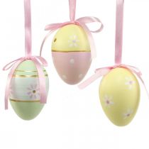 Prodotto Uova di Pasqua per appendere uova decorative colorate Ø4cm H6cm 6 pezzi