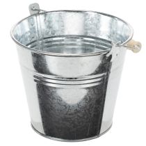 Prodotto Secchio Ø14cm H12cm 6 pezzi. Zinco, lucido
