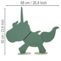 Prodotto Unicorno in spugna floreale 68 cm x 60 cm