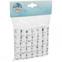 Prodotto Cubetti di ghiaccio artificiale ghiaccio decorativo trasparente 2 cm 30 pz