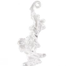 Prodotto Gancio decorativo per ghiaccioli con decorazione invernale trasparente 25 cm 3 pezzi