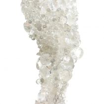 Ghiaccioli da sospendere bianco 25 cm