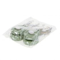 Prodotto Testa di alce da appendere Legno Verde menta 14,5×7cm 4pz