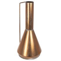 Prodotto Elegante vaso da terra, stile vintage, orientale, brocca decorativa in metallo color rame, Ø27cm H58cm