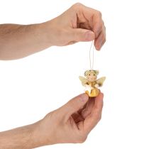 Prodotto Ciondolo decorativo a forma di angelo con stella, 5 cm, 9 pezzi