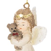 Prodotto Angeli decorativi per albero di Natale, stile vintage, 10 cm, 3 pezzi