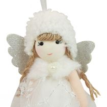 Prodotto Decorazione angelo Decorazione albero di Natale Figura natalizia tulle H11cm 1pz