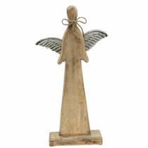 Prodotto Decorazione natalizia in legno di angelo decorativo H43 cm