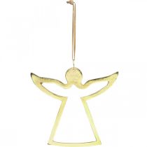 Prodotto Angeli decorativi in metallo Decoro avvento dorato 15×16,5cm