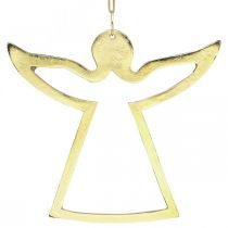 Prodotto Ciondoli in metallo, angeli decorativi, decoro avvento dorato 15 × 16,5 cm