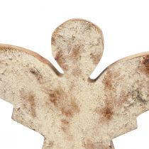 Prodotto Decorazione angelo natalizio in legno di mango natalizio 20×18×2,5 cm