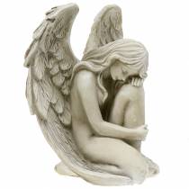 Decorazione tomba d&#39;angelo deco 16,5 cm × 12 cm H19 cm
