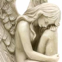 Decorazione tomba d&#39;angelo deco 16,5 cm × 12 cm H19 cm
