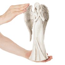 Prodotto Statuetta di angelo in piedi in preghiera, decorativa, 36 cm