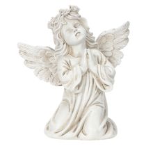 Prodotto Statuetta di angelo in preghiera, decorazione tombale, seduto, 13 cm, 2 pezzi