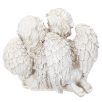 Prodotto Decorazione angelo per bambini, coppia di angeli con scultura a forma di cuore, 24 cm
