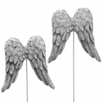 Spina decorativa ali d&#39;angelo 10 cm 3 pezzi