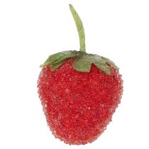 Prodotto Fragole artificiali decorative per interni eleganti e celebrazioni, 4 cm, 24 pezzi