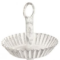 Prodotto Vassoio in metallo a 3 livelli bianco H23 cm