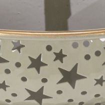 Prodotto Vassoio da portata decorativo a più livelli con manico, motivo a stella, 49 cm