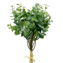 Ramo di eucalipto artificiale verde 37cm 6pz